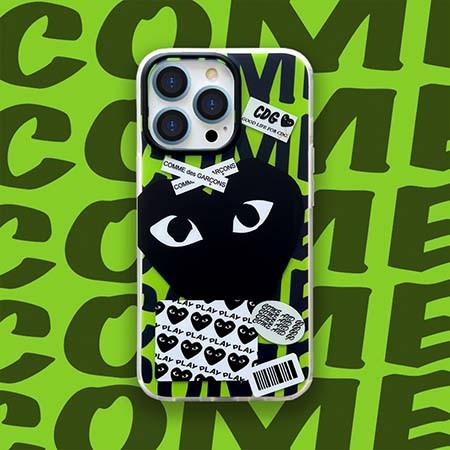 アイフォーン 14pro comme des garçons風 スマホケース 