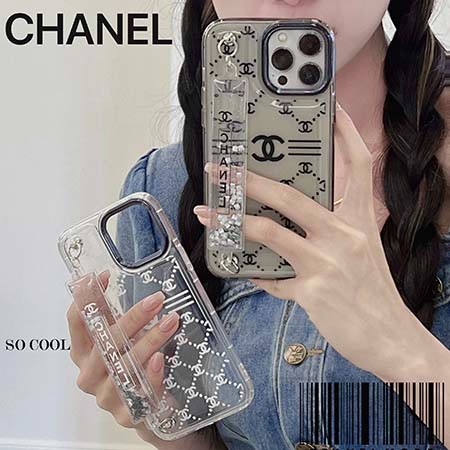 流砂殻 アイホン 15プロ chanel風 カバー 