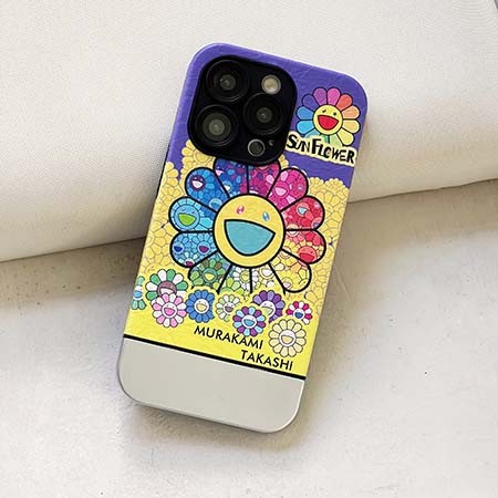 アイフォン15 スマホケース カイカイキキ murakami sunflower 