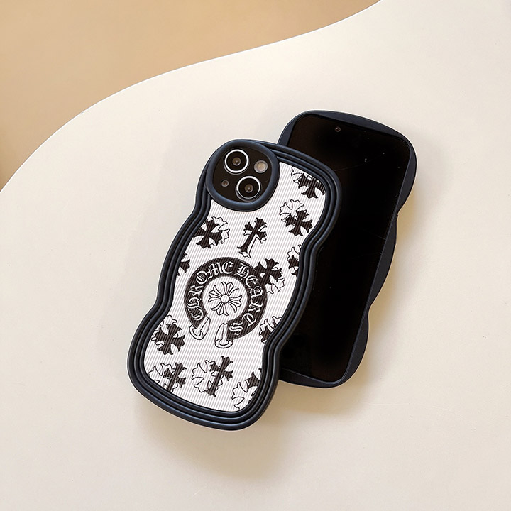 chrome hearts風 iphone 14プラス 携帯ケース 