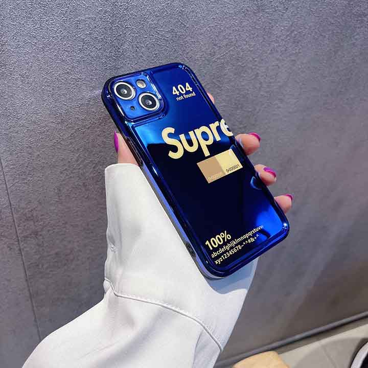 iphone15plus 携帯ケース supreme風 