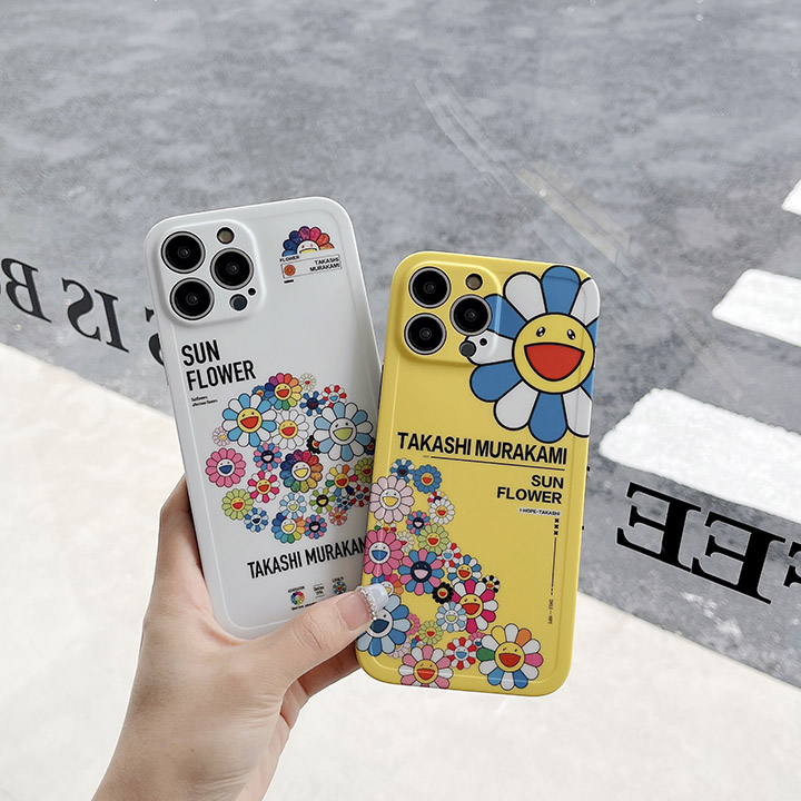 murakami sunflower ケース アイホン15plus 